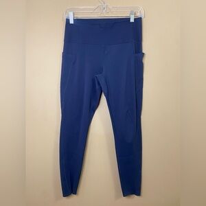 UNIQLO AIRism Soft Navy Blue Leggings